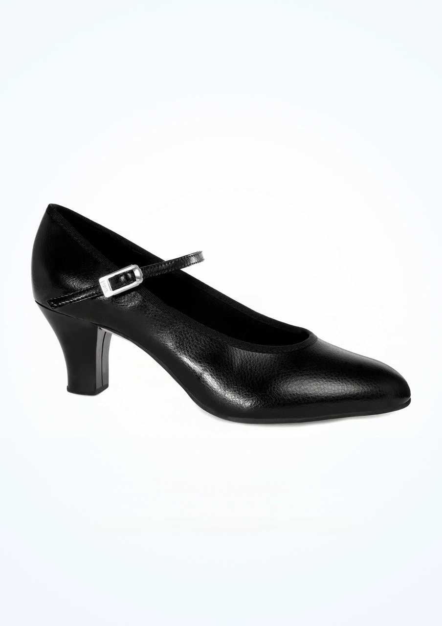 Bloch Kickline Character Shoe 2.5" - Black 4 Bloch Kickline Character Shoe 2.5" - Black - Image 4