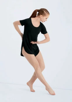 Weissman Oversized Favorite Tee Dress 28 Weissman Oversized Favorite Tee Dress -Capezi Dance Wear Shop D10565 black 102633 21001.1678890772