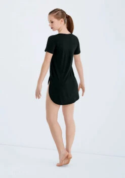 Weissman Oversized Favorite Tee Dress 27 Weissman Oversized Favorite Tee Dress -Capezi Dance Wear Shop D10565 black 102642 84053.1678890772