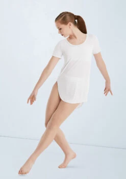 Weissman Oversized Favorite Tee Dress 22 Weissman Oversized Favorite Tee Dress -Capezi Dance Wear Shop D10565 white 102670 80290.1678890769