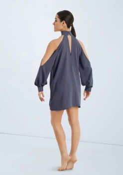 Weissman Open Sleeve Overdress 12 Weissman Open Sleeve Overdress -Capezi Dance Wear Shop D10759 slateblue 020 77302.1678890789