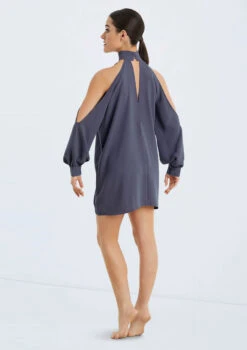 Weissman Open Sleeve Overdress 14 Weissman Open Sleeve Overdress -Capezi Dance Wear Shop D10759 slateblue 020 85470.1678890789
