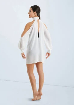 Weissman Open Sleeve Overdress 13 Weissman Open Sleeve Overdress -Capezi Dance Wear Shop D10759 white 020 74091.1678890789