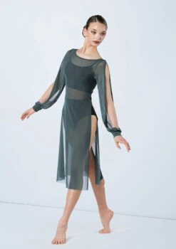 Weissman Spliced Blouson Overdress