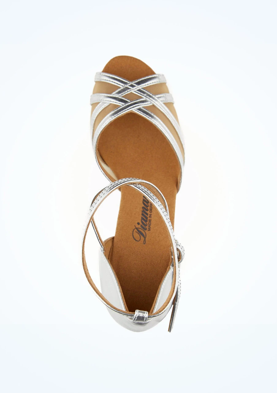 Diamant Remi Latin & Salsa Shoe 2" - Silver 2 Diamant Remi Latin & Salsa Shoe 2" - Silver - Image 2