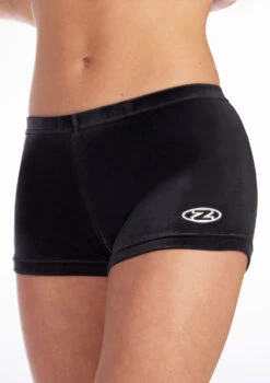 The Zone Smooth Velour Hipster Gymnastics Shorts -Capezi Dance Wear Shop DSC0886 MAINT BLK T 54110.1695468670