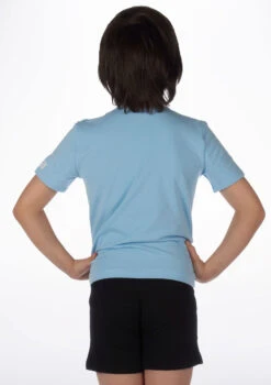 Freed RAD Boys Short Sleeved T-Shirt -Capezi Dance Wear Shop FRPBTEE BACKM BLU 46396.1678927790