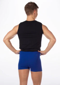 Intermezzo Camnoi Mens Dance Top -Capezi Dance Wear Shop IT6022 BACKM BLK 22499.1678928078