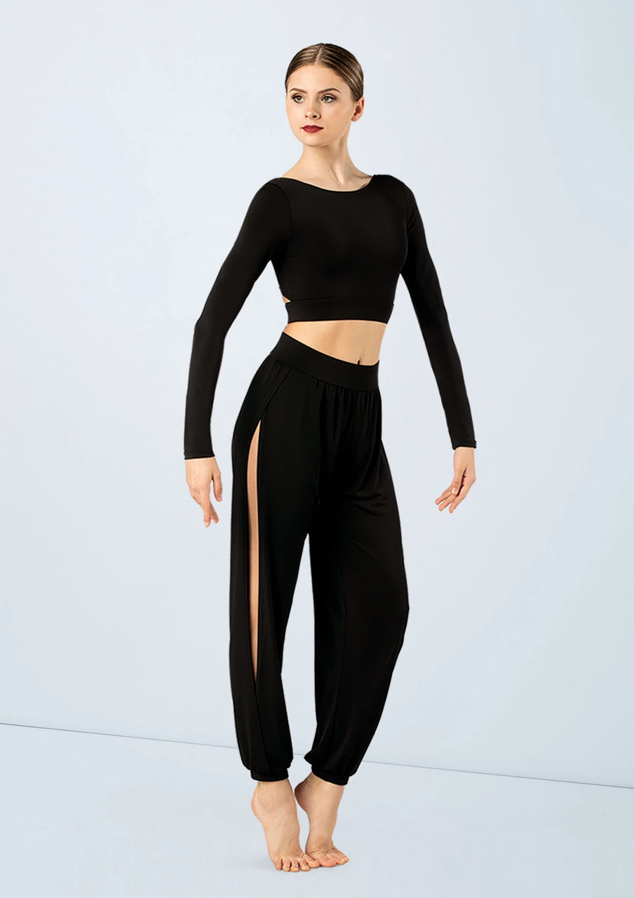 Weissman Knotted Back Crop Top 1 Weissman Knotted Back Crop Top