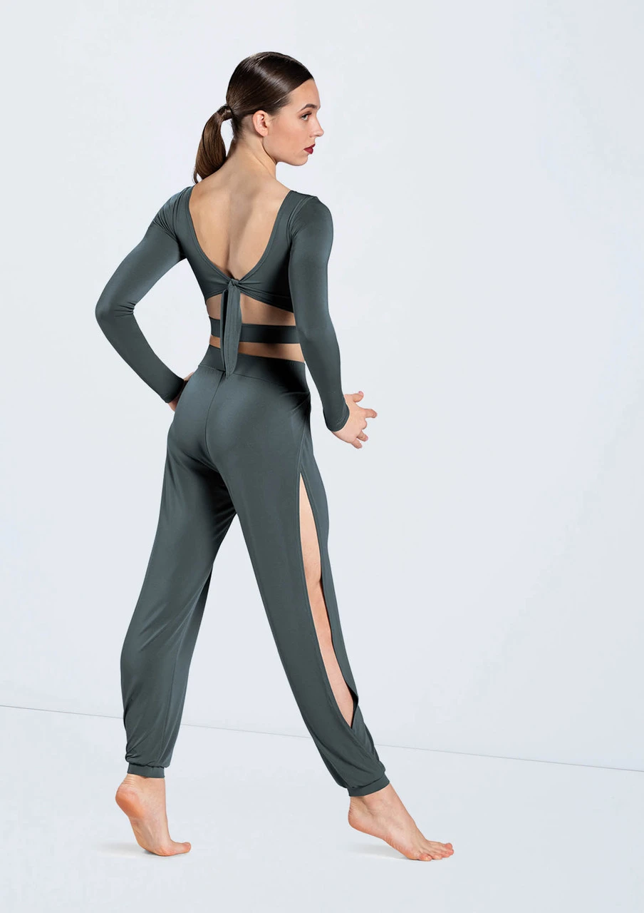 Weissman Knotted Back Crop Top 7 Weissman Knotted Back Crop Top - Image 7