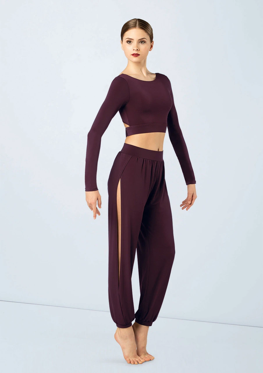 Weissman Knotted Back Crop Top 4 Weissman Knotted Back Crop Top - Image 4