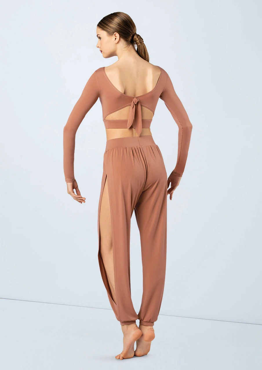 Weissman Knotted Back Crop Top 6 Weissman Knotted Back Crop Top - Image 6