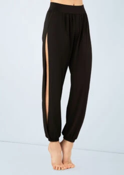 Weissman Spliced Jogger Pants 25 Weissman Spliced Jogger Pants -Capezi Dance Wear Shop MJ12237 black 2689 49993.1698450384