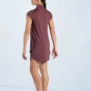 Weissman Mock Neck Tee Dress