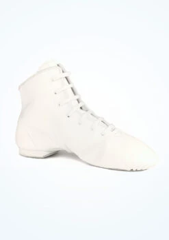 Merlet Galaxy Boot Split Sole Jazz Shoe -Capezi Dance Wear Shop MLGALAX MAIN WHT 15352.1698809420