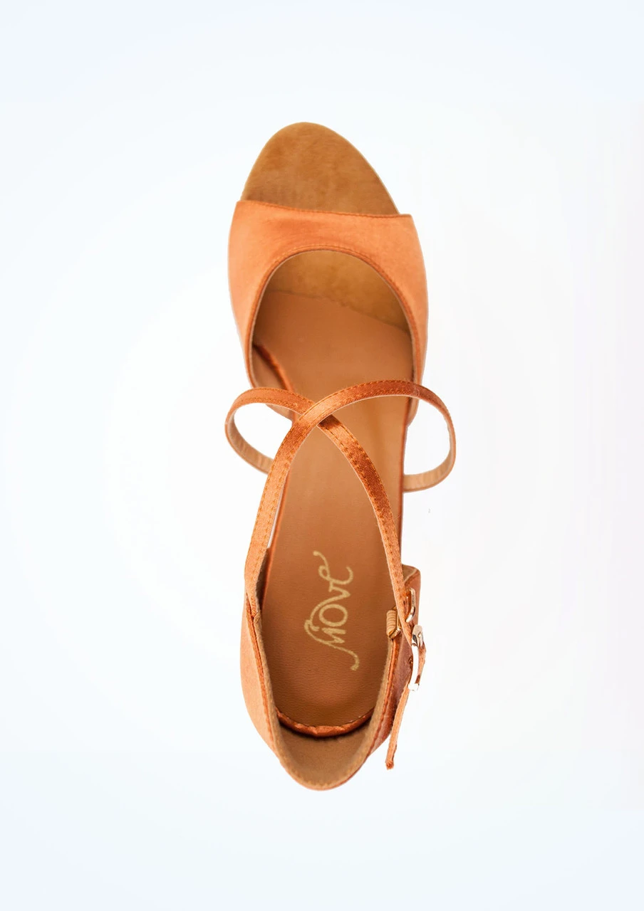 Move Dance Rita Ballroom And Latin Shoe 2" - Tan 2 Move Dance Rita Ballroom And Latin Shoe 2" - Tan - Image 2