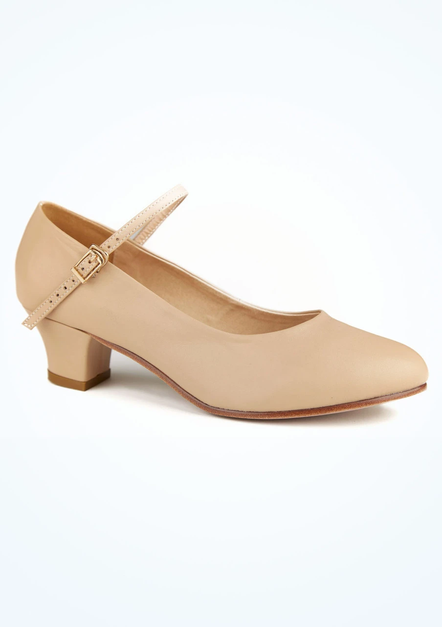 Move Dance Dina Character Shoe 1.5" - Tan 1 Move Dance Dina Character Shoe 1.5" - Tan