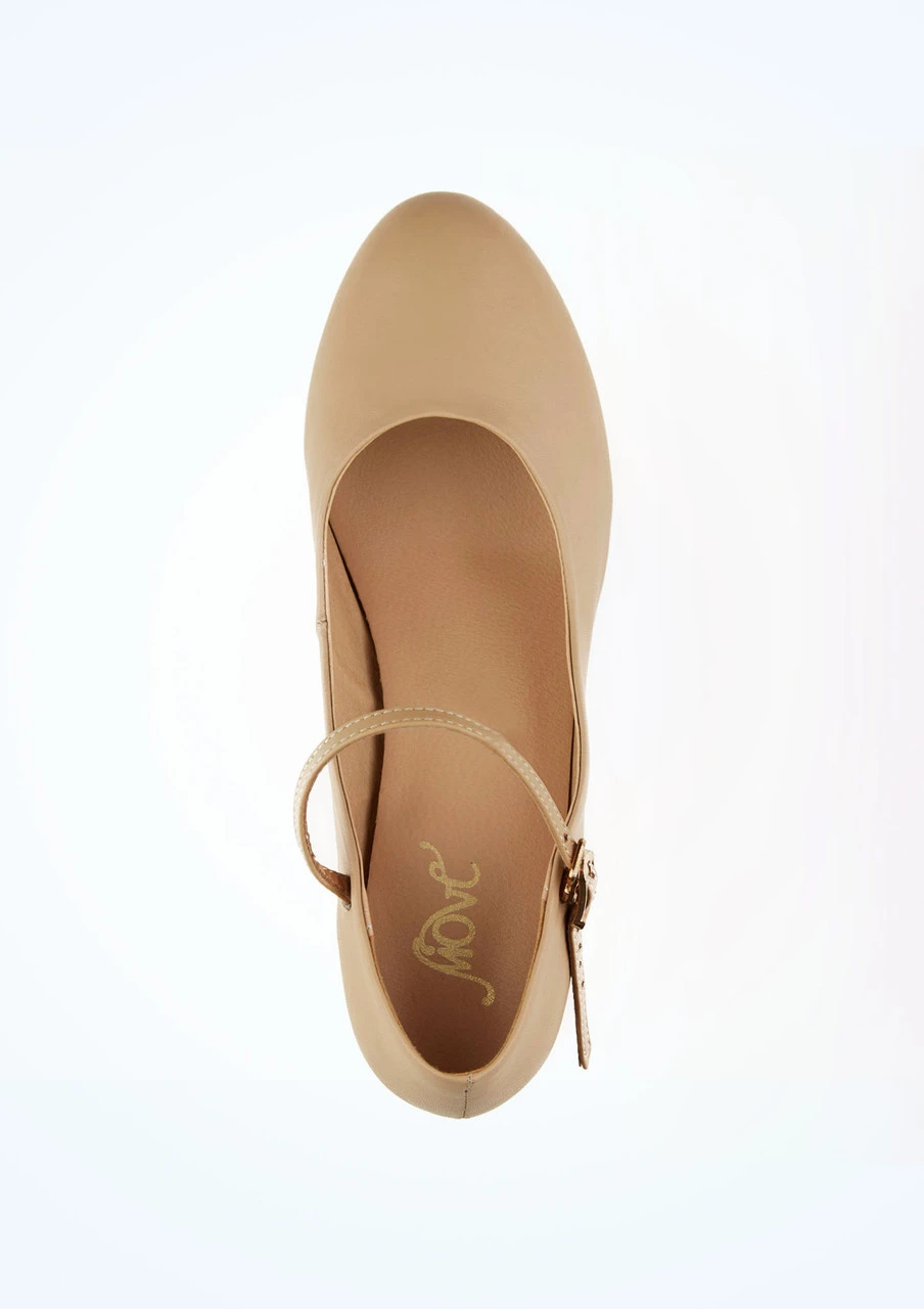 Move Dance Dina Character Shoe 1.5" - Tan 2 Move Dance Dina Character Shoe 1.5" - Tan - Image 2