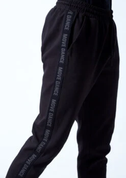 Move Dance Men's Urban Dance Joggers -Capezi Dance Wear Shop MOP0626 BLK CLOSE UP FRONT 1 61668.1678884541