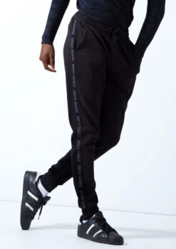 Move Dance Men's Urban Dance Joggers -Capezi Dance Wear Shop MOP0626 BLK FRONT 1T 39013.1696980718