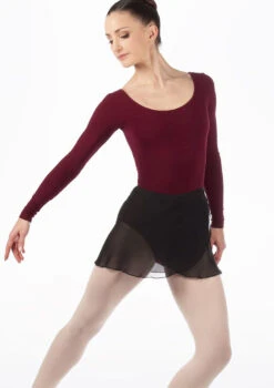 Move Dance Chloe Wrap Dance Skirt -Capezi Dance Wear Shop MOR0006 MAINT BLK T 77219.1695433071