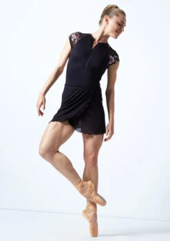 Move Dance Odile Sheer Mesh Wrap Skirt