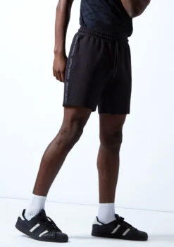 Move Dance Men's Beat Dance Shorts -Capezi Dance Wear Shop MOR0636 BLK FRONT 2T 67623.1696980990