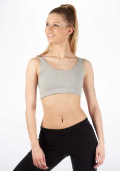 Move Dance Katie Bra Top -Capezi Dance Wear Shop MOZ0227 CROP1 GRY 67427.1678884893