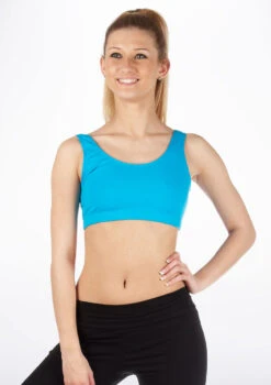 Move Dance Katie Bra Top -Capezi Dance Wear Shop MOZ0227 CROP2 BLU 74535.1678884893