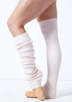 Move Dance Brisé Knit Ribbed Legwarmers -Capezi Dance Wear Shop MOZ0723 PNK SIDE 1T 98102.1694686119