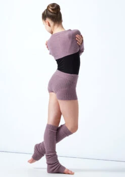 Move Dance Teen Daniella Knit Shrug -Capezi Dance Wear Shop MOZ5718 PURP BACK 1 67145.1678885167