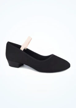 Move Dance Judy Canvas Character Shoe Low 1" - Black -Capezi Dance Wear Shop MO K0021 MAIN BLK T 85284.1695432183