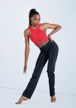 Weissman Lattice Front Crop Top 13 Weissman Lattice Front Crop Top -Capezi Dance Wear Shop MT10485 red MT2215N black 539 05542.1678891130