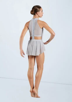 Weissman Gathered Power Mesh Leotard 6 Weissman Gathered Power Mesh Leotard -Capezi Dance Wear Shop MT11820 softgray 1382 21724.1678891207