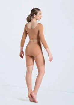 Weissman Power Mesh Biker Shorts -Capezi Dance Wear Shop MT12224 warmsand 14429 warmsand 0470 34090.1692402366