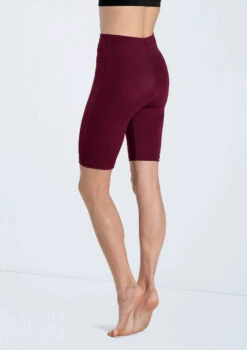Weissman Classic Matte Bike Shorts -Capezi Dance Wear Shop MT13219 blackcherry 050 36413.1698718720