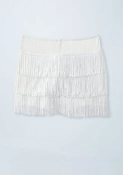 Weissman Fringe Shorts -Capezi Dance Wear Shop MT3228 white offfigure 004 25950.1678891258