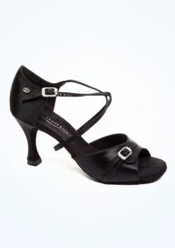 PortDance Liatrus Latin & Salsa Shoe 2.35" -Capezi Dance Wear Shop PD636 MAIN BLK T 27232.1694686145