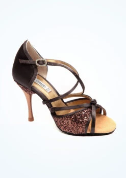 PortDance Protea Salsa & Tango Shoe 3" - Brown -Capezi Dance Wear Shop PD80175 MAIN BRN T 29912.1690548977