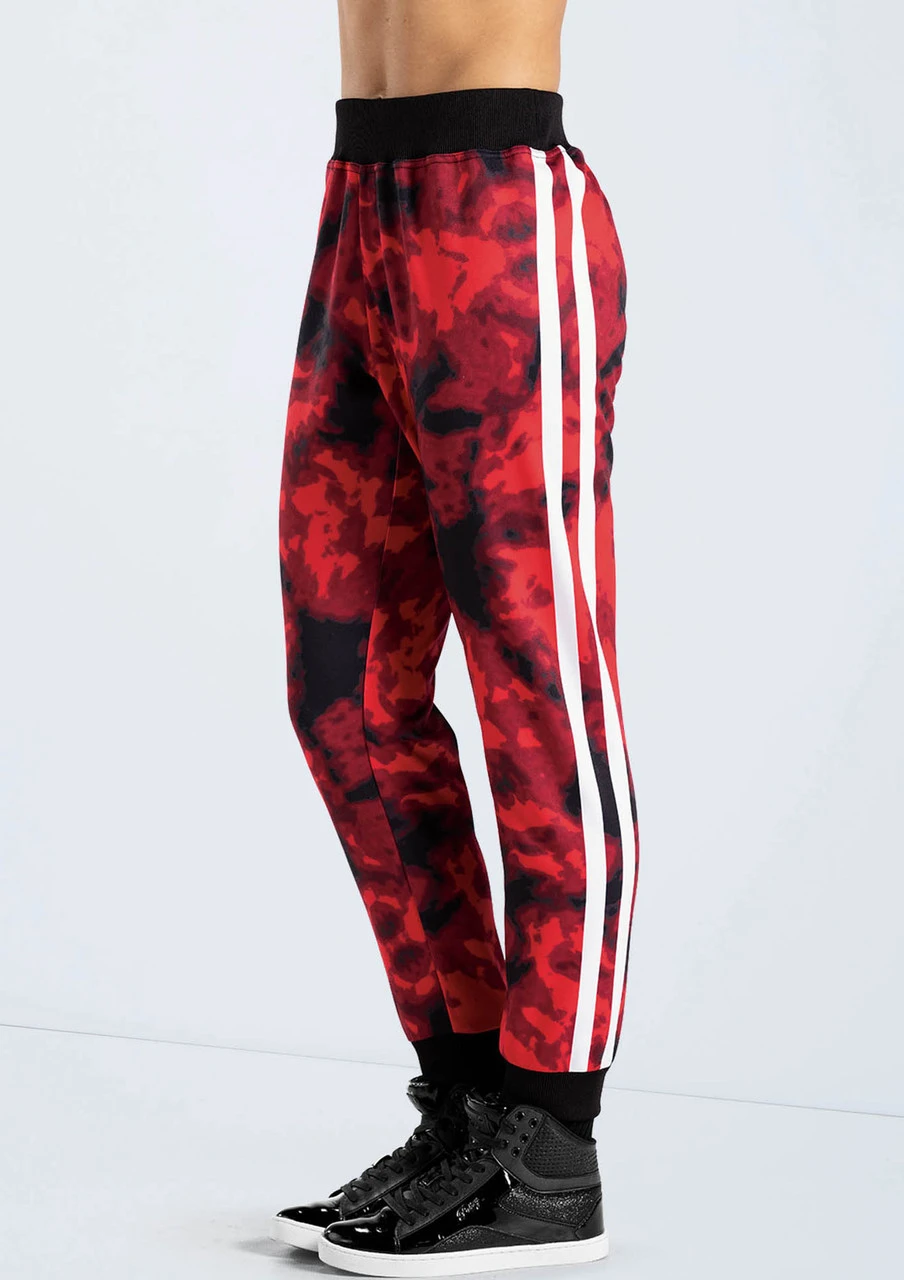 Weissman Graphic Print Track Pants 1 Weissman Graphic Print Track Pants
