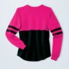 Weissman Oversized Color Block Top