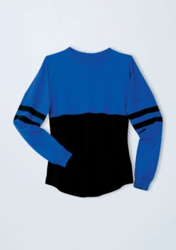Weissman Oversized Color Block Top -Capezi Dance Wear Shop PT10418 royal 11574 86207.1678891423