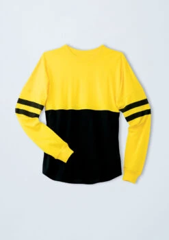 Weissman Oversized Color Block Top -Capezi Dance Wear Shop PT10418 yellow 11589 07793.1678891423