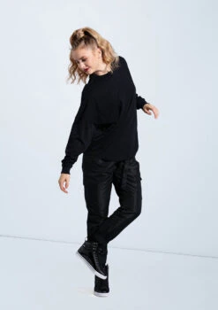 Weissman Long Sleeve Tee 11 Weissman Long Sleeve Tee -Capezi Dance Wear Shop PT12725 black AH12406 black 801 47198.1698840510
