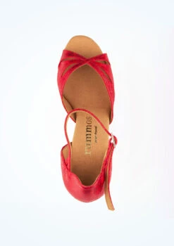 Rummos Opal Dance Shoe 2.75" - Red -Capezi Dance Wear Shop RU385600OPAL FRONTM RED 51299.1678885425