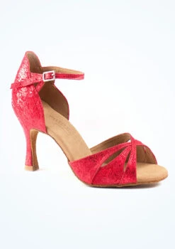 Rummos Opal Dance Shoe 2.75" - Red -Capezi Dance Wear Shop RU385600OPAL MAIN RED T 68833.1698711908