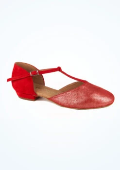 Rummos Carol Ballroom & Latin Shoe 0.75" - Red -Capezi Dance Wear Shop RURCRL MAIN RED T 78887.1698711908