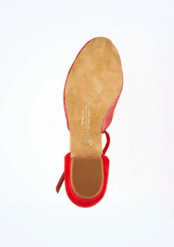 Rummos Carol Ballroom & Latin Shoe 0.75" - Red -Capezi Dance Wear Shop RURCRL SOLEM RED 85743.1678885464