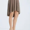 Weissman Matte Jersey Mid-Length Skirt