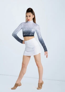 Weissman Classic Mini Skirt -Capezi Dance Wear Shop S12519 white 588 01327.1678891477